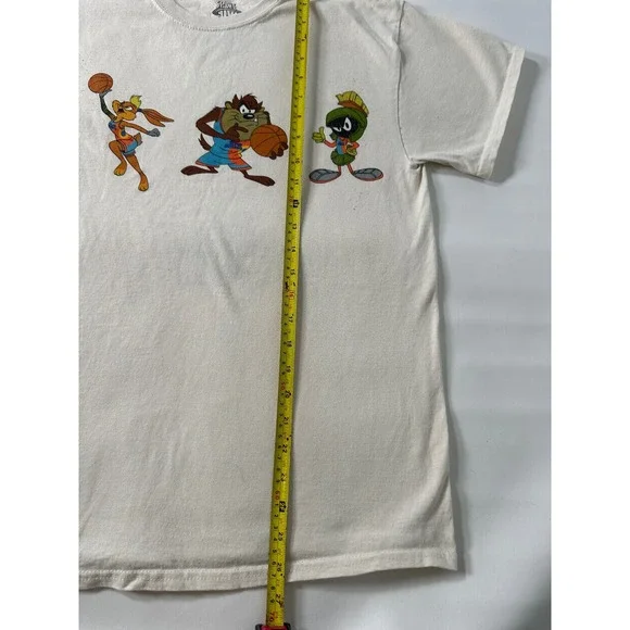 Space Jam A New Legacy Mens Size M Graphic T Shirt Bugs Bunny Marvin Martian - Picture 4 of 8